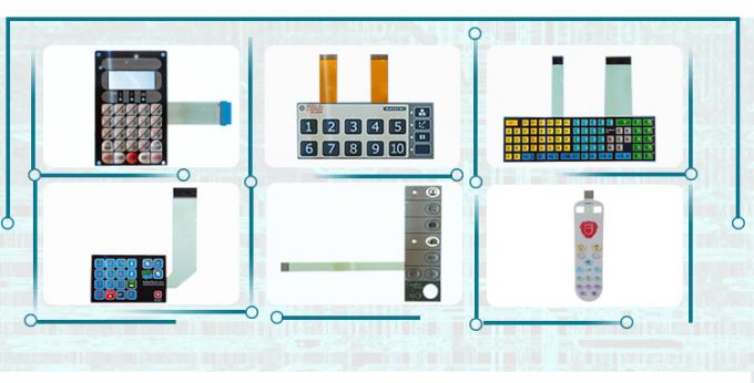 Plein clavier numérique adapté aux besoins du client de contact à membrane de joint de garniture pour le dispositif électrique