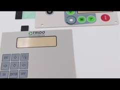 Clavier à membrane fait sur commande de contact à membrane de ROHS FPC avec le bouton plat